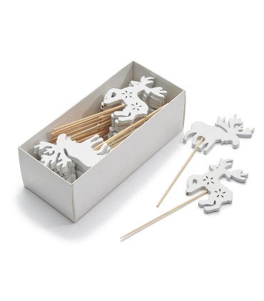 PIQUE BOIS BLANC NOEL les 24P