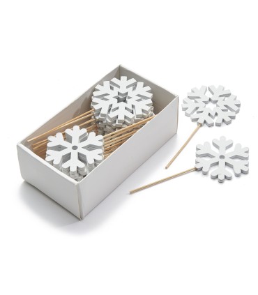 PIQUE BOIS BLANC NOEL les 24P