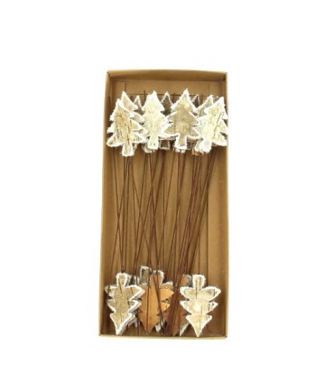 PIQUE NOEL BOULEAU BLANCHI les 12P