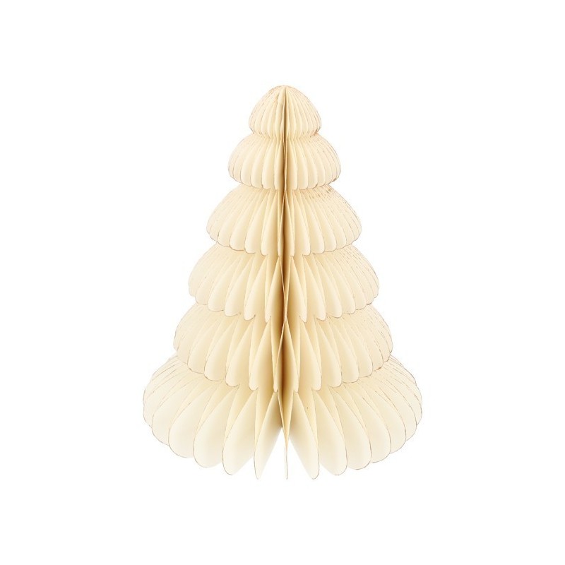 SAPIN PAPIER PLIABLE BLANC 50CM /1P