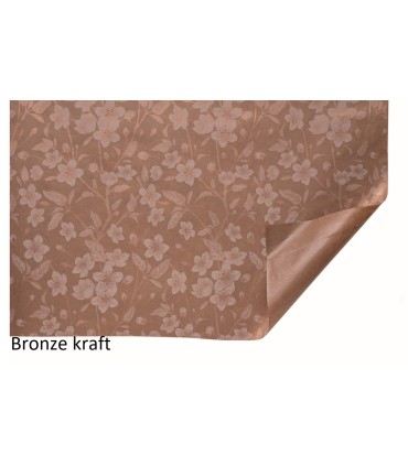 PAPIER KRAFT IMPRIME IMPERMEABILISE 80X40M