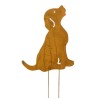 ANIMAL ROUILLE A PLANTER H44CM la pièce