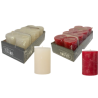 BOUGIE COULEUR RUSTIQUE 60x80  /8P