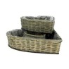 COEUR OSIER GRIS A GARNIR SET 2P