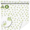 PAPIER KRAFT IMPRIME fond blanc 80cm X50M