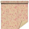 PAPIER KRAFT IMPRIME fond brun 80cm x 50M