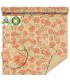 PAPIER KRAFT IMPRIME fond brun 80cm x 50M