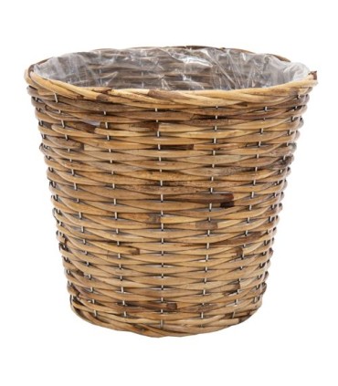 C.POT OSIER VERNIS 029 H26CM la pièce