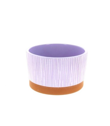 COUPE STRIE couleur FOND TERRA 015 H9.5CM /6P