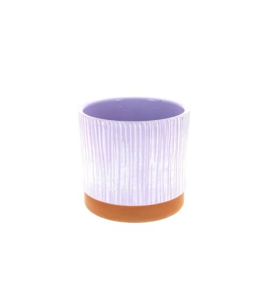 C.POT STRIE couleur FOND TERRA 017 H16CM /4P