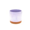 C.POT STRIE couleur FOND TERRA 017 H16CM /4P