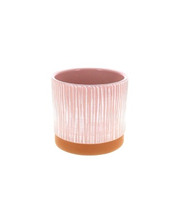 C.POT STRIE couleur FOND TERRA 017 H16CM /4P