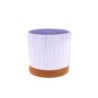 C.POT STRIE couleur FOND TERRA 012 H11CM /9P