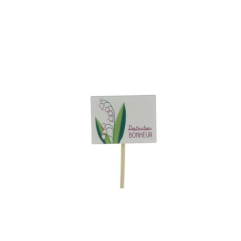 PIQUE MUGUET DESTINATION BONHEUR /12P