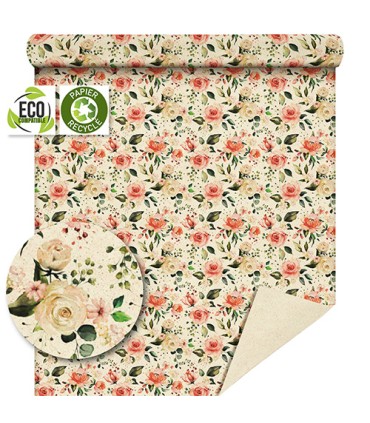 PAPIER RECYCLE IMPRIME 70CM X 50M