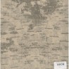 PAPIER KRAFT IMPRIME fond brun 80 cm x 40M