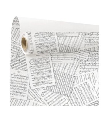 PAPIER KRAFT IMPRIME fond brun 80 cm x 40M