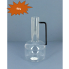 VERRE CARAFE+POIGNEE NOIR 010 H20CM pièce