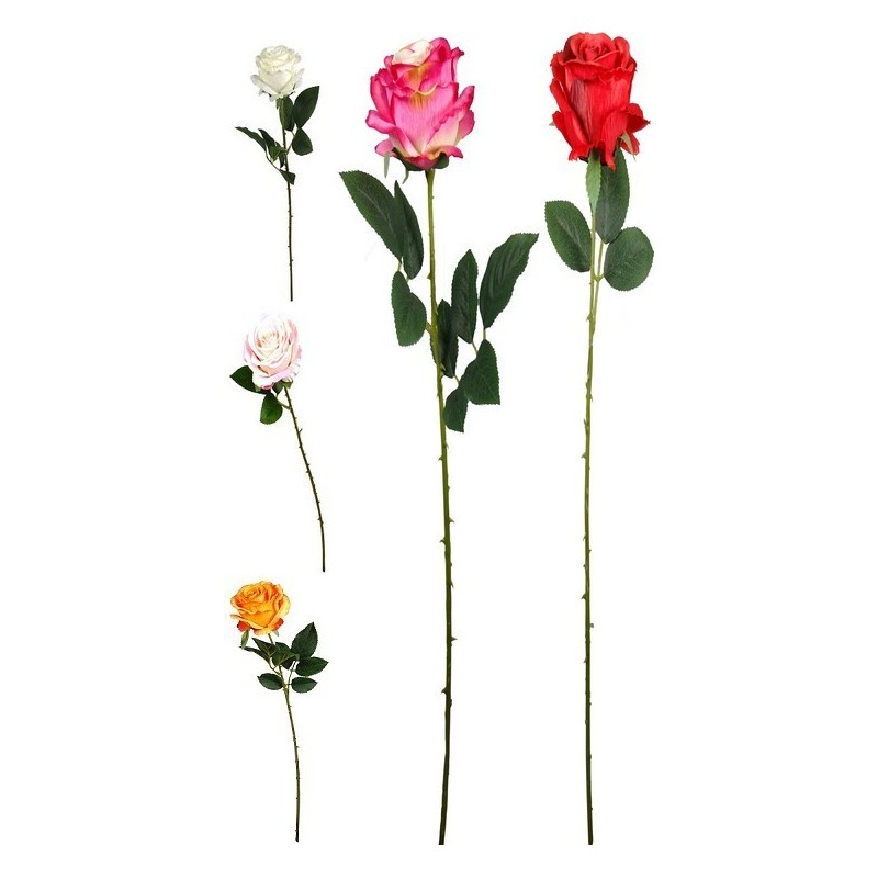 FLEUR ROSE TIGE 65CM ASSORT.les 36P