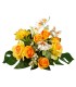 BOUQUET ROSE ORCHIDEE 21 fleurs H36CM les 6P