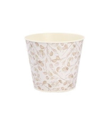 ZINC-POT LUNARIA BEIGE 016 H13.5CM les 10P