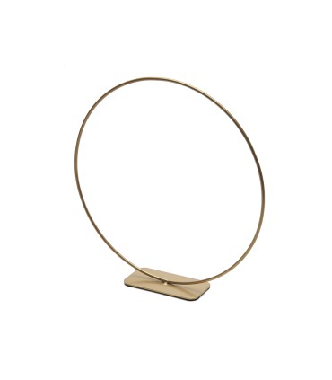 ANNEAU DECO 30CM SUR SOCLE à la pièce