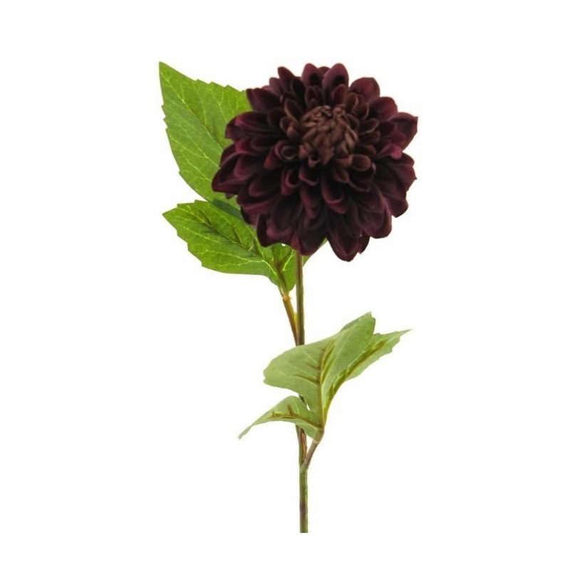 FLEUR DAHLIA GEORGE 50CM à la tige