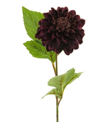 FLEUR DAHLIA GEORGE 50CM à la tige