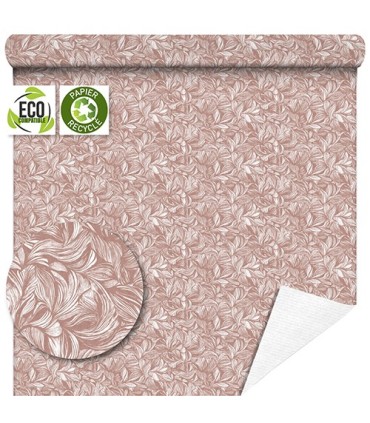 PAPIER KRAFT IMPRIME fond blanc 80cm x40M