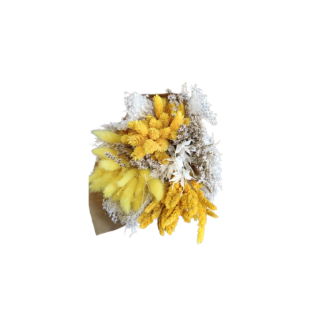 BOUQUET ROND SECHE COULEUR 014CM 