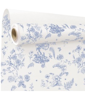 PAPIER KRAFT IMPRIME fond brun 80 cm x 40M