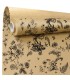 PAPIER KRAFT IMPRIME fond brun 80 cm x 40M