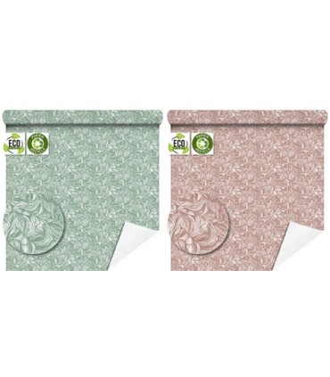 PAPIER KRAFT IMPRIME fond blanc 80cm x40M