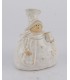 BONHOMME DE NEIGE CREME H12CM les 6P
