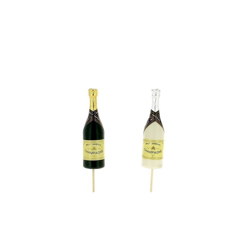 BOUTEILLE DE CHAMPAGNE SUR PIQUE les 12P