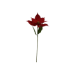 FLEUR POINSETTIA ROUGE 035 H105CM à la pièce