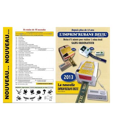 MACHINE A IMPRIMER LES RUBANS