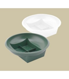 CENTRE DE TABLE D16cm fond carré/ Pièce (10)