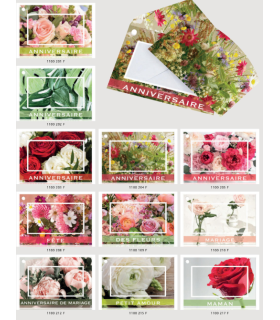 JESO CARTE "BRILLANTE"+ENVELOPPE/ 10P