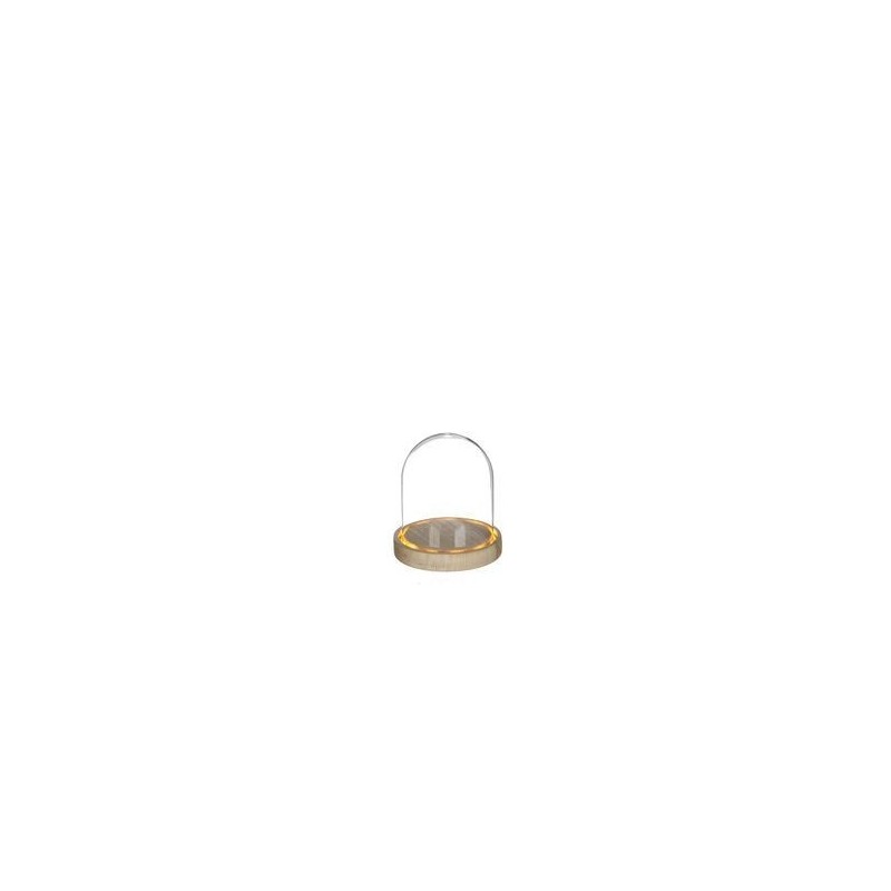 VERRE CLOCHE SUR SOCLE LED 012 H13.5/1P