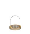 VERRE CLOCHE SUR SOCLE LED 012 H13.5/1P