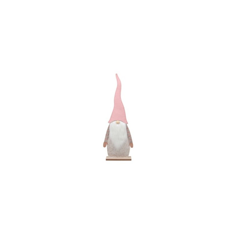 TROLL EN BOIS ROSE H47CM à la pièce