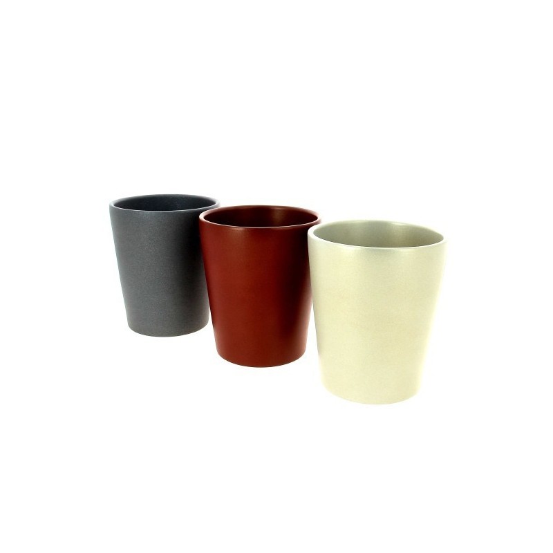 C.POT 3 couleurs 014 H16CM les 9P