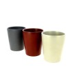 C.POT 3 couleurs 014 H16CM les 9P
