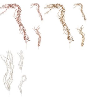 GUIRLANDE FEUILLES COULEUR 88CM les 6P