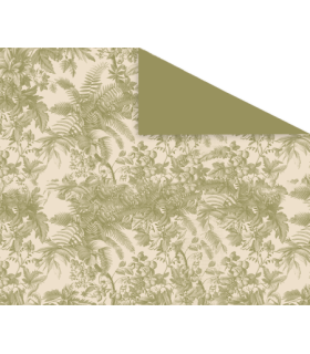 PAPIER KRAFT IMPRIME BICOLORE 80CM X40M