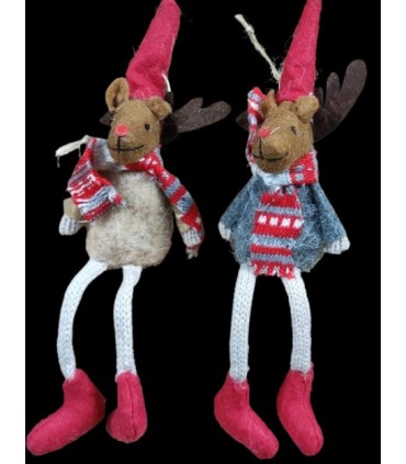 ELAN EN TISSU ASSIS 17CM les 8P