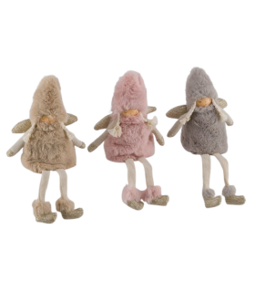 ANGE PELUCHE ASSIS H27CM les 3 pièces