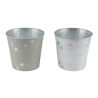 ZINC-POT ETOILE 021 H18CM les 8P