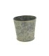 ZINC-POT NAT.DECO BLANCHI 013 H12.5CM les 6P